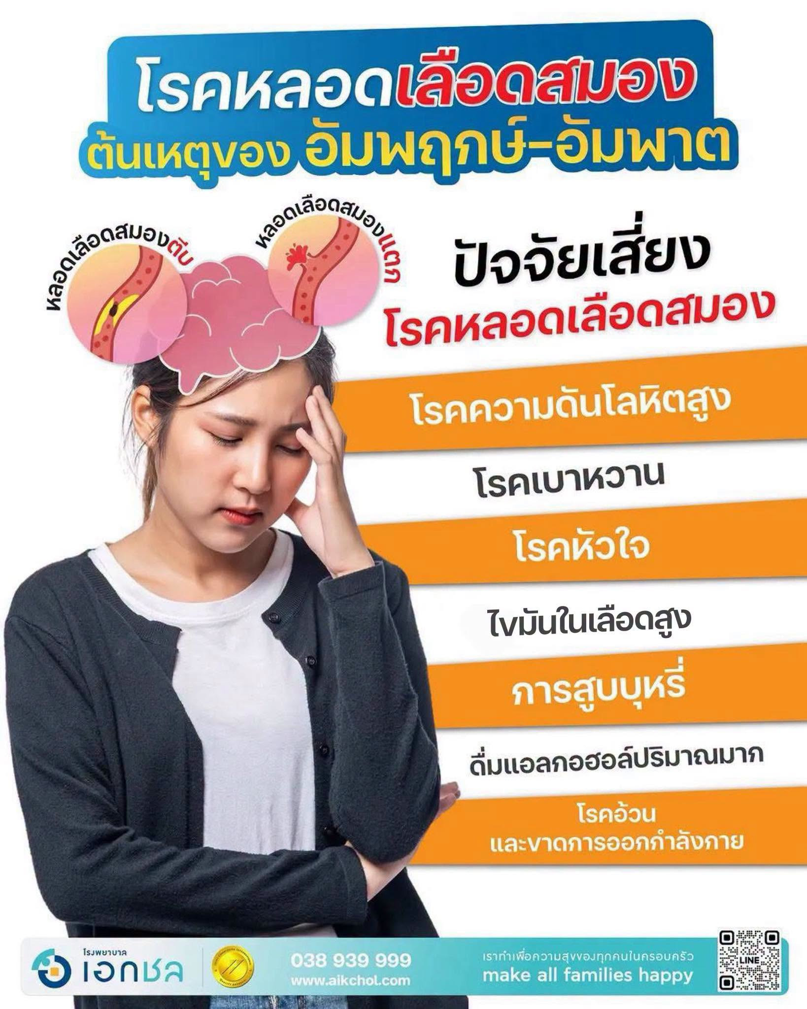 อย่ารอให้ "สัญญาณเตือน" กลายเป็น "อัมพฤกษ์-อัมพาต"